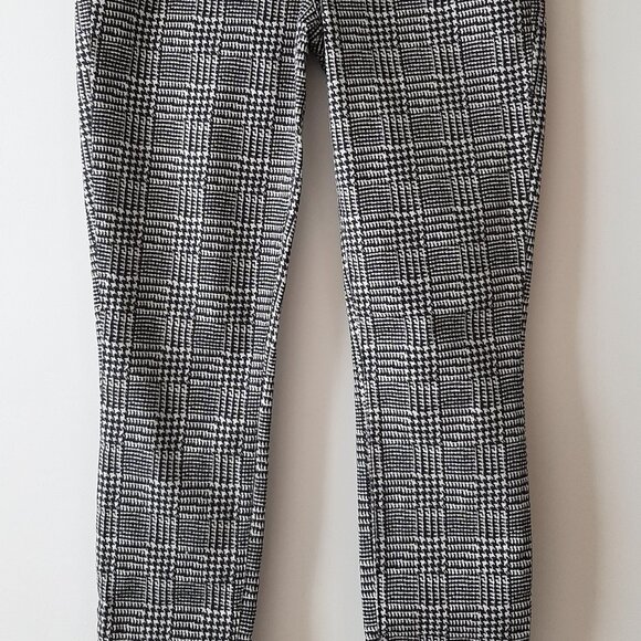 PAIGE Hoxton Ultra Skinny Jeans - Cream/Black Glen Check - Size 27 - Picture 5 of 5